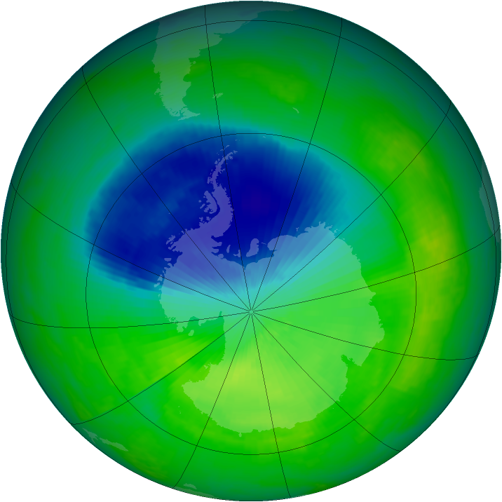 Ozone Map 2002-10-27